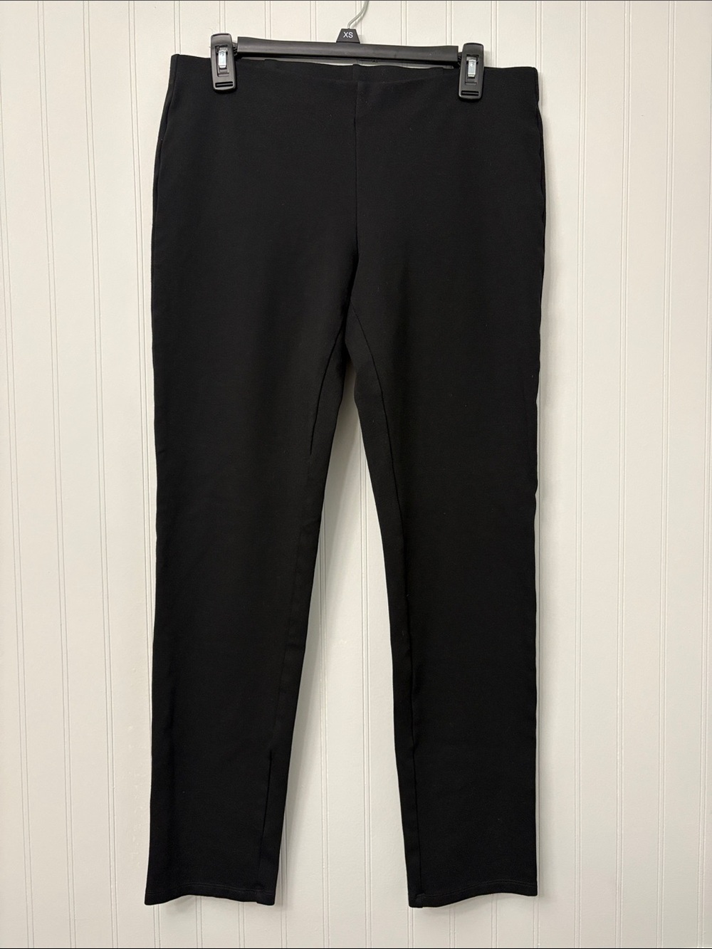 Eileen Fisher Pull On Stretch Pants Women Size Medium Black